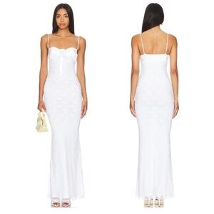 NWT MAJORELLE Leonie Gown in White Size XS